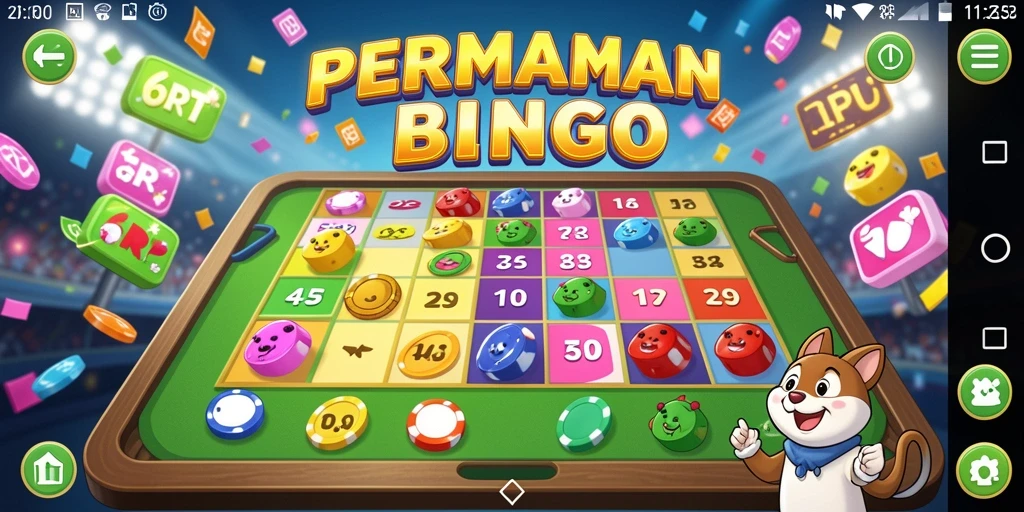 Tampilan gameplay utama 6RT dengan suasana Bingo yang seru.