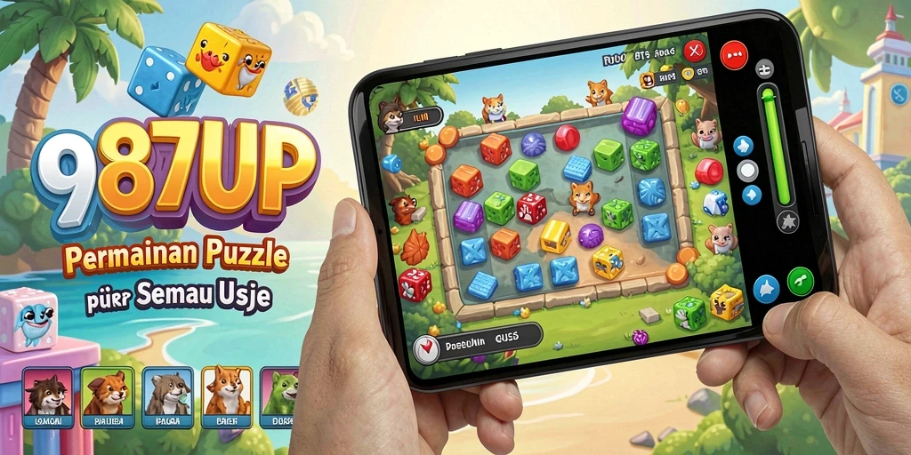 Tangkapan layar gameplay 987UP yang menampilkan tantangan puzzle yang seru.