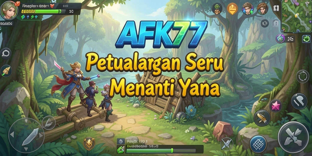 Tampilan gameplay AFK77 yang mengasyikkan dan menantang.