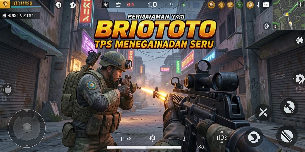 Tampilan karakter dan aksi mendebarkan dalam permainan TPS.
