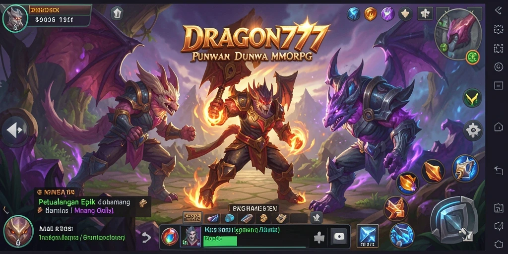 Gameplay seru dalam dunia fantasi epik DRAGON777.