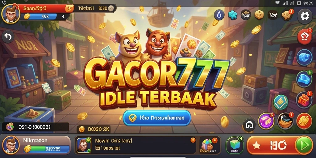 Tampilkan gameplay menarik dari GACOR777 dengan karakter yang unik.