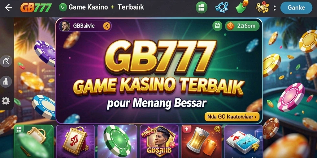 Tampilan menarik dari gameplay Kasino yang seru.