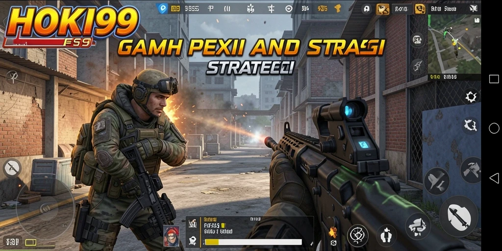 Screenshot gameplay HOKI99 menampilkan aksi tembak-menembak yang mendebarkan.