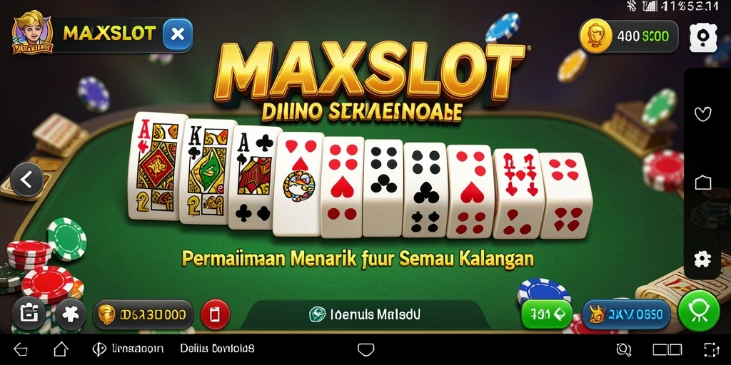 Gameplay seru MAXSLOT dalam aksi Domino.