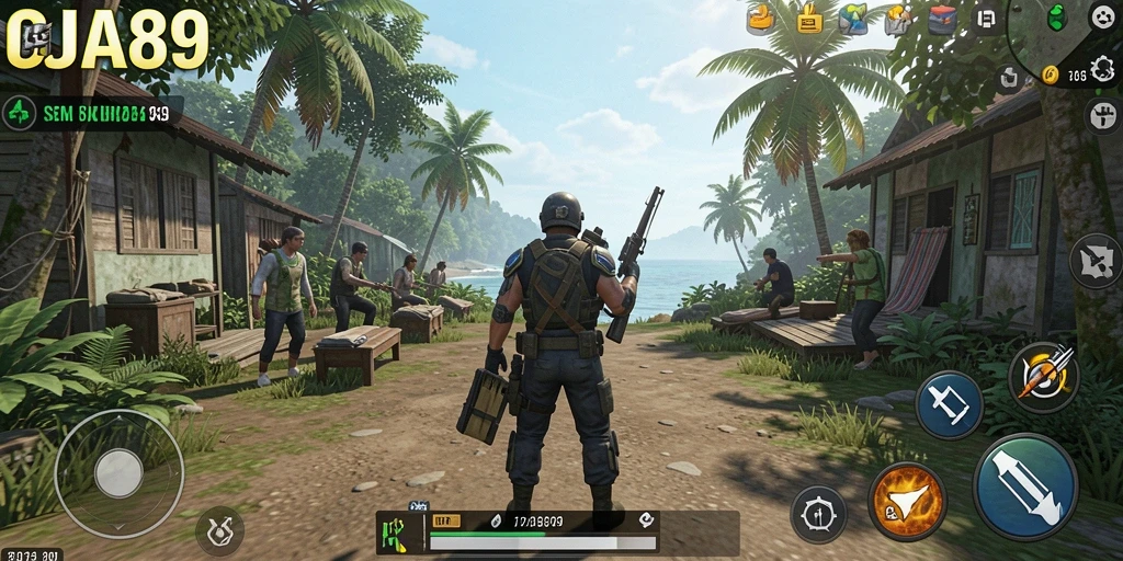Screenshot gameplay OJA89 dengan grafis menawan dan interaksi realistis.