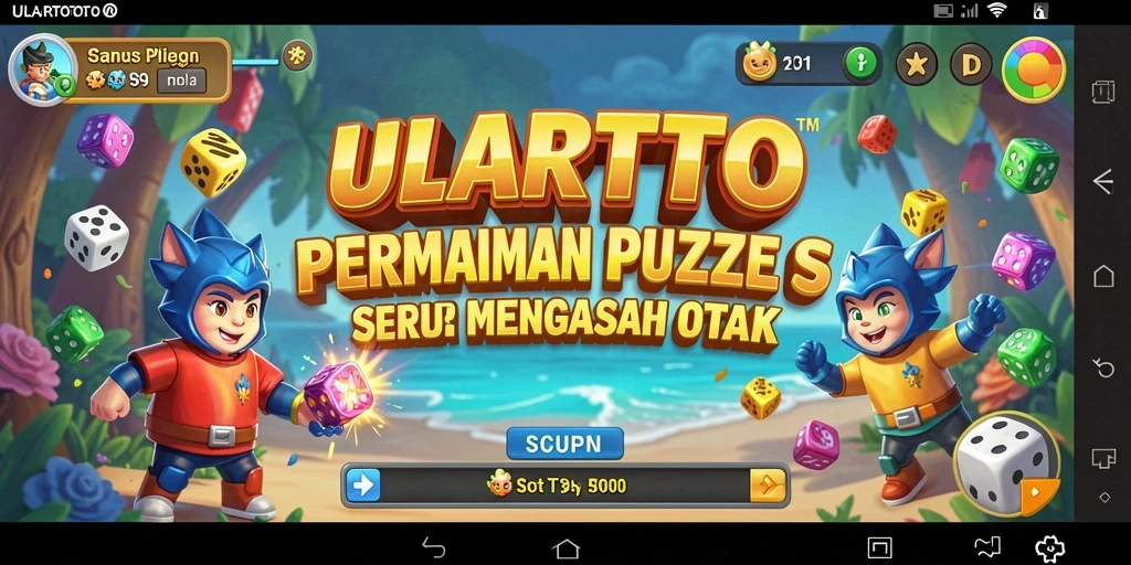Gameplay ULARTOTO yang menarik dengan berbagai puzzle menantang.