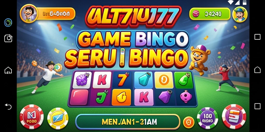 Tampilan screenshot UT77 menampilkan gameplay Bingo yang seru.